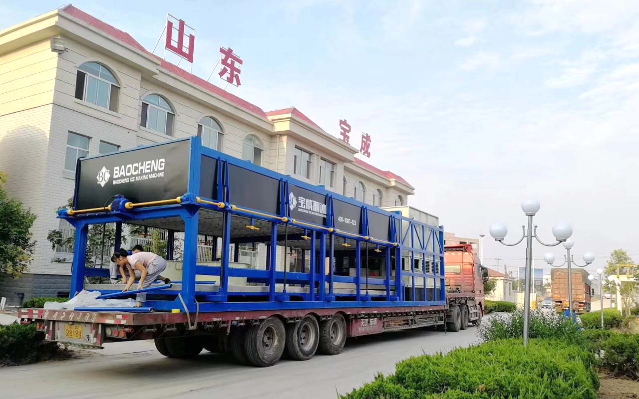 Customer Case water cooling ice machine