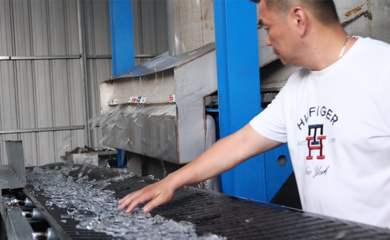 Customer Case cold ice plate machine