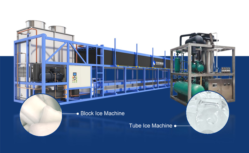 Block Ice Machine and Tube Ice Machine