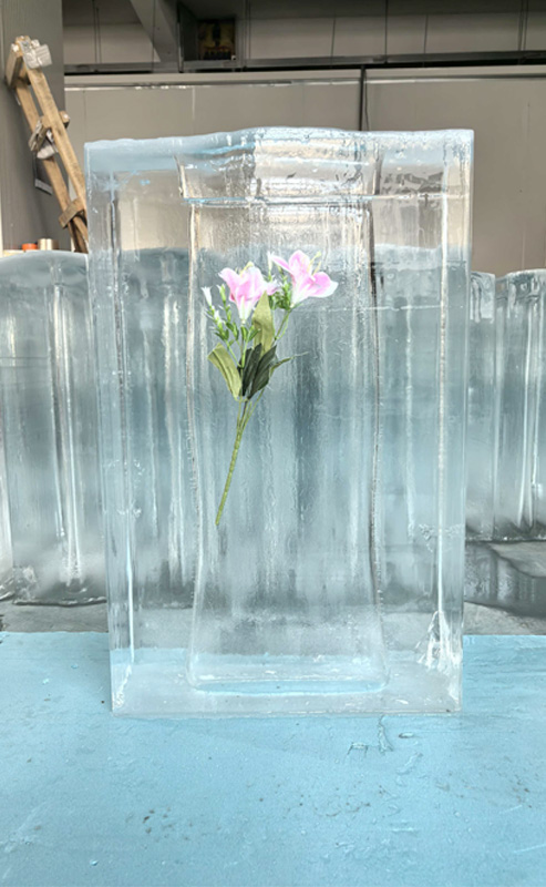 Transparent Block Ice