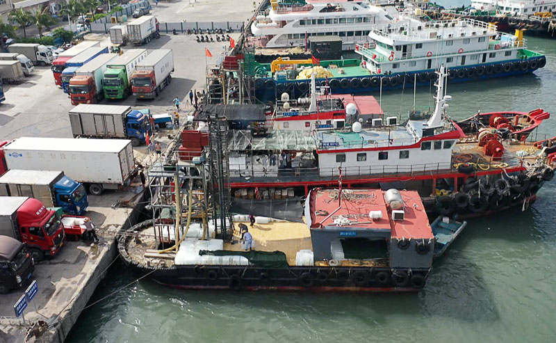 Large Capacity Direct Cooling Block Ice Making Factory Plant Near Fishery Dock