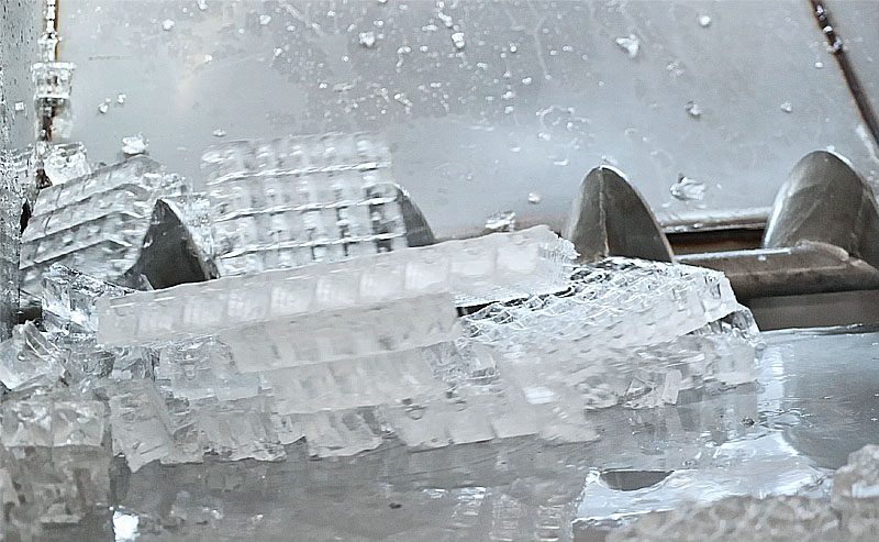 cube ice production line